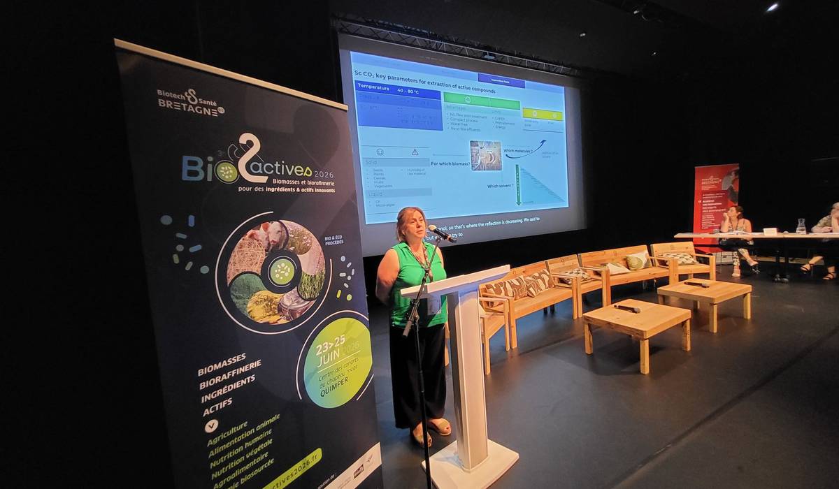Participation de Karine Seaudeau-Pirouley pour Innovation Fluides Supercritiques au congrès Bio2actives 2026 à Quimper