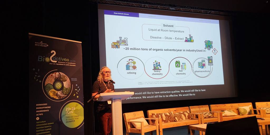 Présentation de Ludovic Paquin au congrès Bio2actives 2026