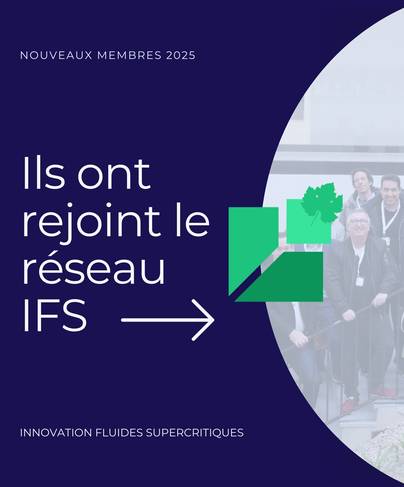 Réseau de l'association Innovation Fluides Supercritiques